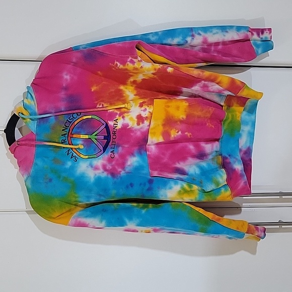 San Francisco Tie Dye Hoodie Size Medium Unisex - Picture 1 of 9